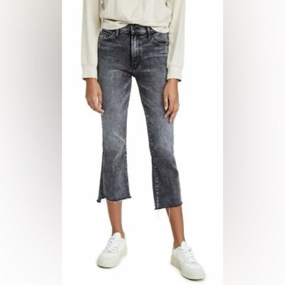 Mother The Insider Crop Step Fray in Train Stops 24 NWOT - Picture 3 of 11